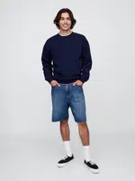 GAP Džínové kraťasy Loose SuperSoft - Pánské