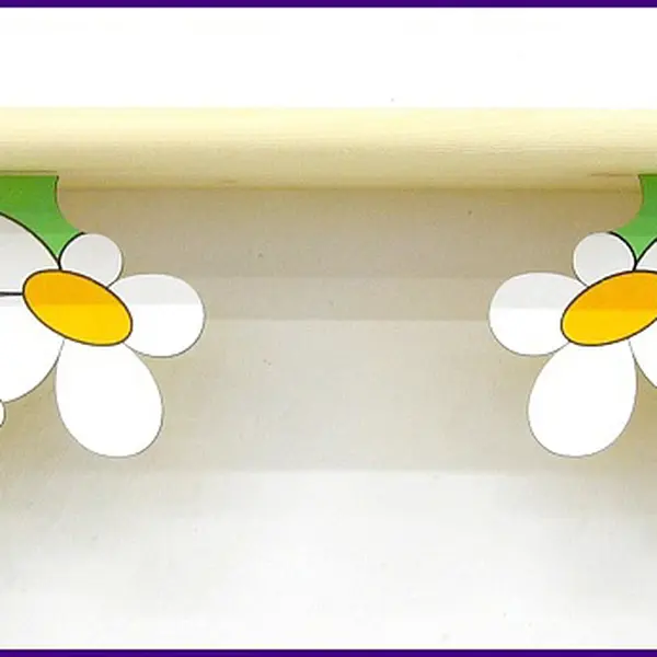 Detská polička motýľ spodná 90 cm
