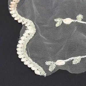 Embroidery Flower Polyester Lace Trim