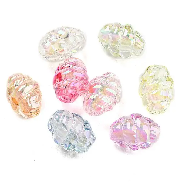 UV Plating Transparent Acrylic Beads
