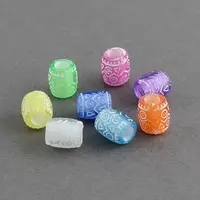 Transparent Acrylic European Beads