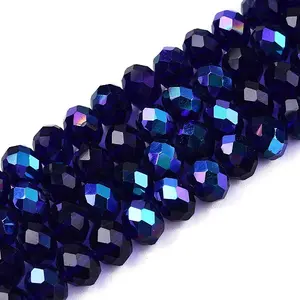 Electroplate Glass Beads Strands