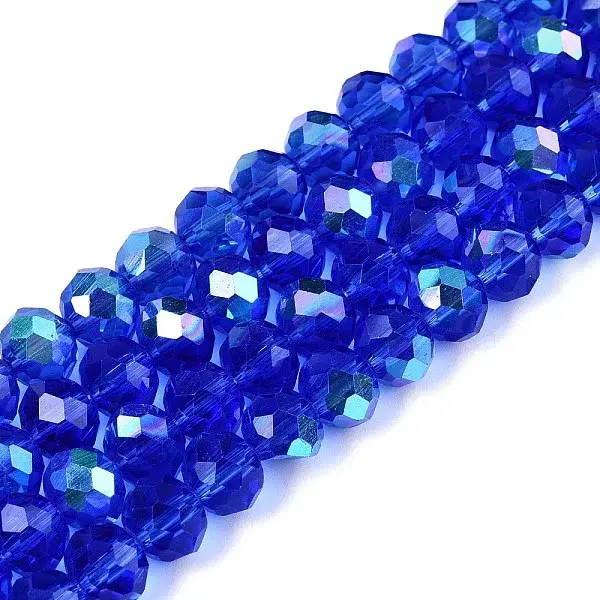 Electroplate Glass Beads Strands