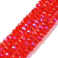 Electroplate Glass Beads Strands