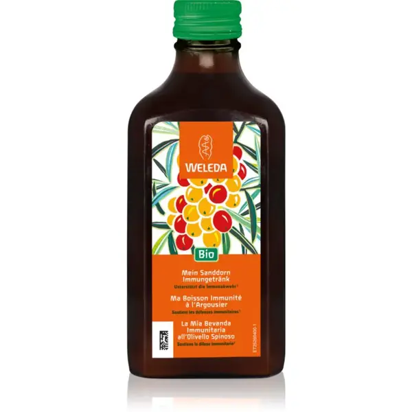 Weleda BIO Rakytníkový sirup sirup na podporu imunitného systému 200 ml