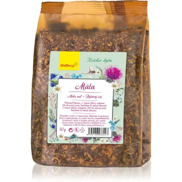Wolfberry Kolekcia bylín Mäta bylinný čaj sypaný 50 g