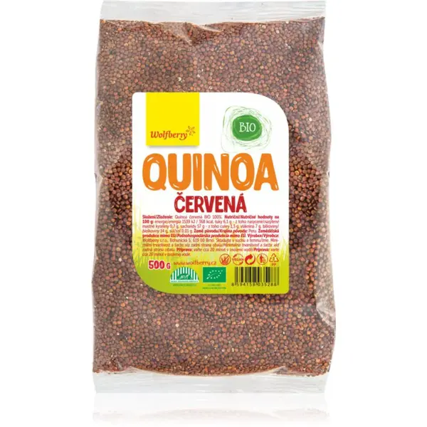 Wolfberry Quinoa červená BIO quinoa v BIO kvalite 500 g