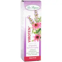 Dr. Popov Originální bylinné kapky Viroten bylinné kvapky na podporu imunitného systému 50 ml