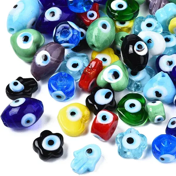 Handmade Evil Eye Lampwork Beads