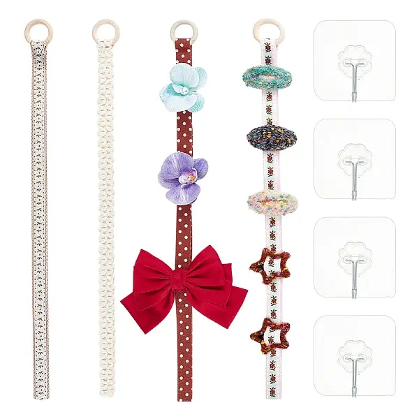 Polyester Bow Storage Wall Pendant Decoration