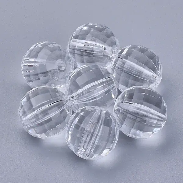 Transparent Acrylic Beads