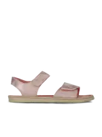 Dětské barefoot sandály Be Lenka Miami Junior - Coral Sparkle