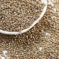 Electroplate Glass Seed Beads