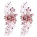 3D Flower Organgza Polyester Embroidery Ornament Accessories