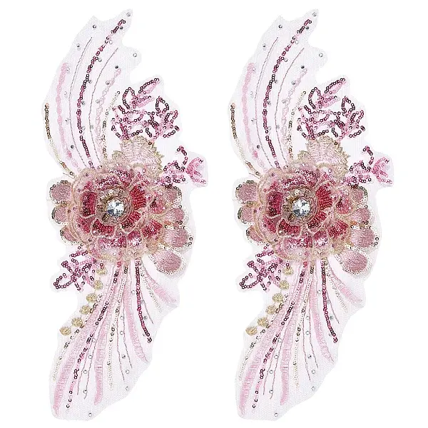 3D Flower Organgza Polyester Embroidery Ornament Accessories