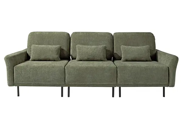 Polohovací trojmístná pohovka adapto - výběr potahu