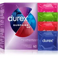 Durex Surprise Me kondomy mix 40 ks