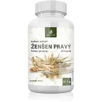 Allnature Ženšen pravý bylinné kapsuly na posilnenie imunity 60 cps