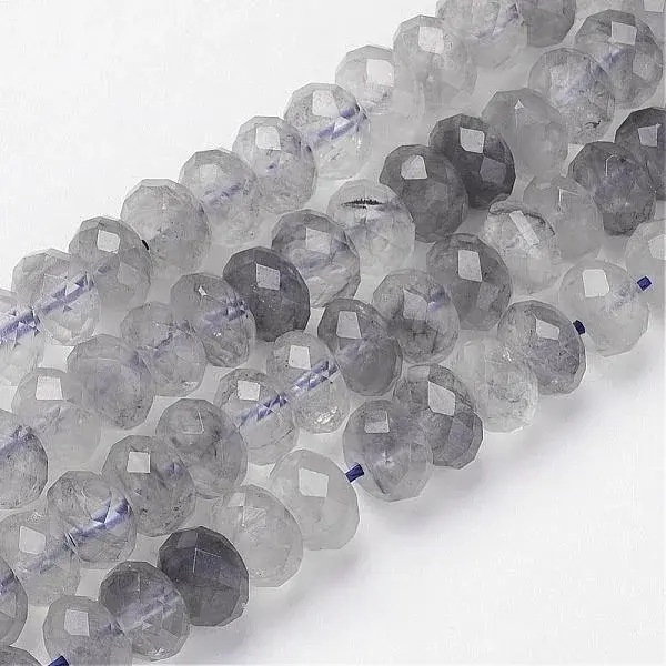 Natural Cloudy Quartz Beads Strands