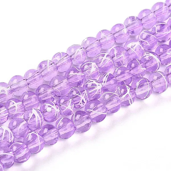 Drawbench Transparent Glass Beads Strands