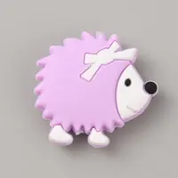 Hedgehog Food Grade Eco-Friendly Silicone Beads