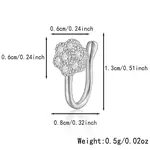 Fashionable S925 Silver Nose Clip with Star