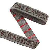 Ethnic Style Embroidery Polyester Ribbons