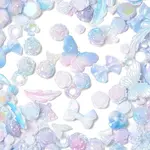 Rainbow Iridescent Plating Acrylic Beads