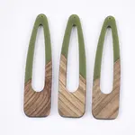 Resin & Walnut Wood Big Pendants