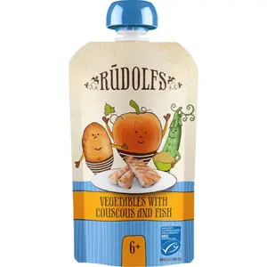 Rudolf’s BIO zelenina, kuskus, ryba dětský příkrm 110 g