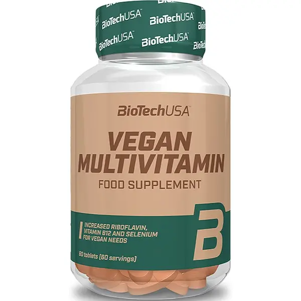 BioTechUSA Vegan Multivitamin komplexní multivitamín s minerály 60 tbl