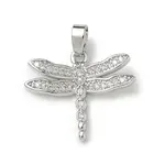 Brass Micro Pave Cubic Zirconia Pendants