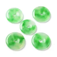 Dyed Natural White Jade Pendants