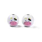 Animal Theme Printed Wooden Beads