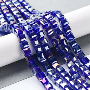 Electroplate Glass Beads Strands