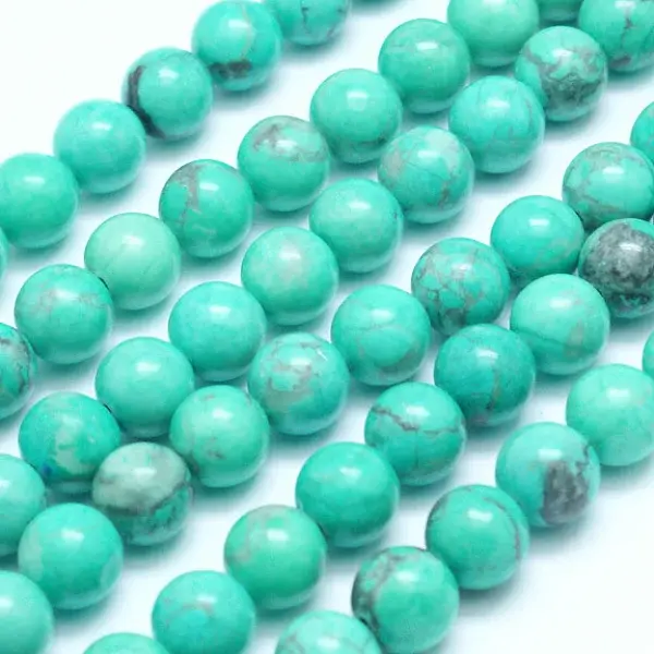 Natural Howlite Beads