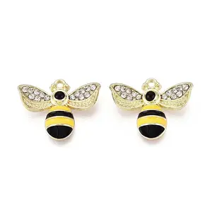 Rack Plating Alloy Enamel Pendants