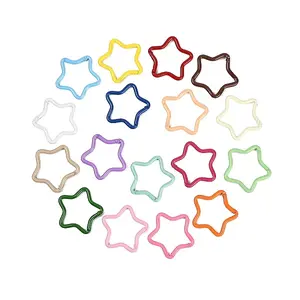 Spray Painted Alloy Spring Gate Rings