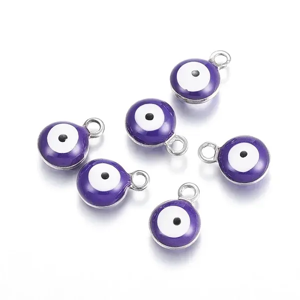 304 Stainless Steel Enamel Charms