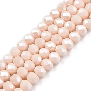 Electroplate Glass Beads Strands