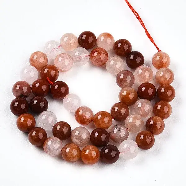 Natural Red Quartz Beads Strands