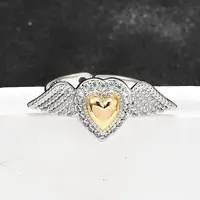 Gothic Style Brass Micro Pave Clear Cubic Zirconia Cuff Rings for Women