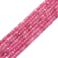 Natural Pink Tourmaline Beads Strands