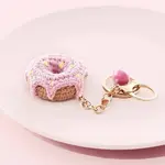 Cotton Crochet Food Keychain