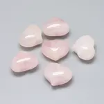 Natural Rose Quartz Heart Palm Stone