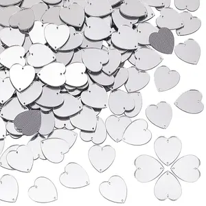 200Pcs Mirror Effect Acrylic Sew on Rhinestone