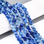 Dyed Natural White Jade Beads Strands