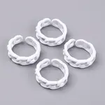 Spray Painted Alloy Cuff Rings