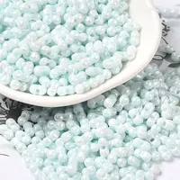 Opaque Colours Luster Glass Seed Beads