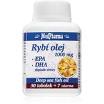 MedPharma Rybí olej 1000 mg tobolky pro normální činnost srdce a mozku 37 cps